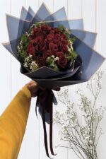 دسته گل رز هلندی ۲۰ شاخه